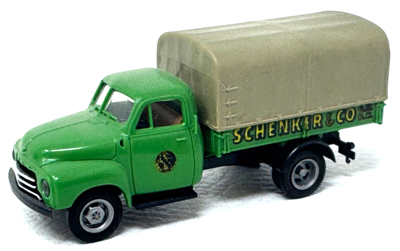 Brekina 3501 H0 Opel Blitz Lastwagen Schenker & Co. - Modellauto - HO H0 1:87