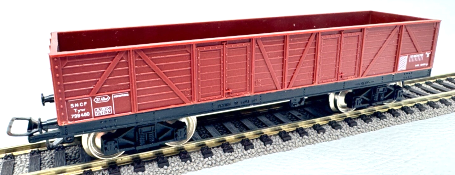 Jouef 6500  SNCF Hochbordwagen 4-achsigl - 799 480 - H0 HO 1:87 in OVP