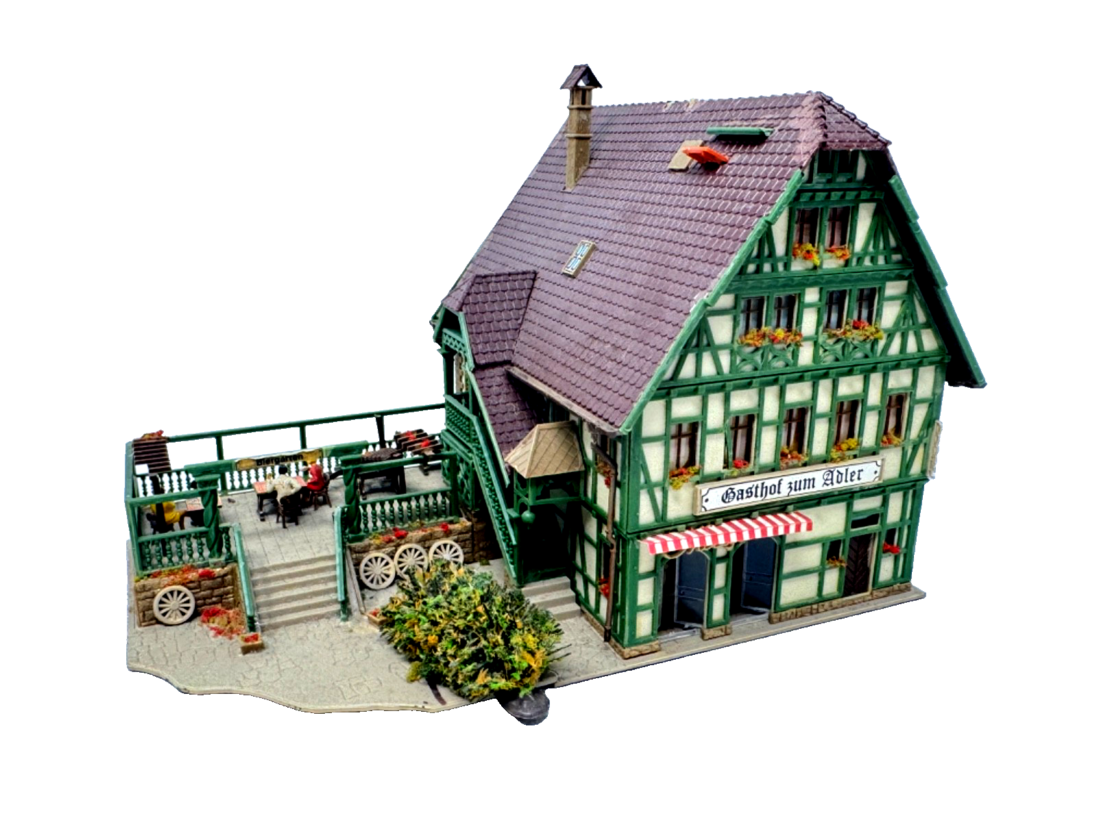 Vollmer H0 43736 Gasthof mit Metzgerei und Biergarten H0 HO 1:87