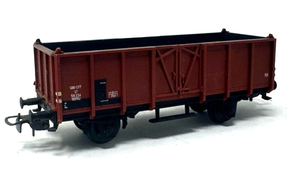 Piko HO offener Güterwagen - 58334 - SBB-CFF - braun - 1:87 H0 HO