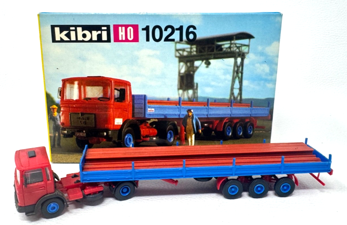 Kibri H0 10216 Modellauto LKW Sattelzug MAN 19.321 FS mit Ladung - H0 HO 1:87