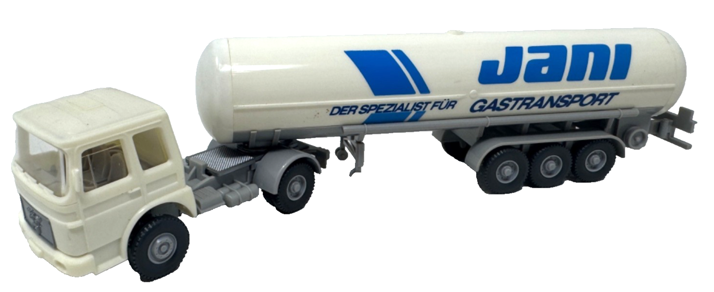 Wiking H0 826/786 MAN Jani Gastransport Flüssigas-Sattelzug - HO H0 1:87