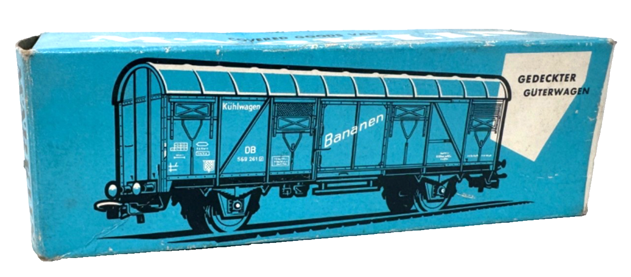 Märklin 4637 Leerkarton Gedeckter Güterwagen Bananen - HO H0 1:87 Märklin 4637 Leerkarton Gedeckter Güterwagen Bananen - HO H0 1:87