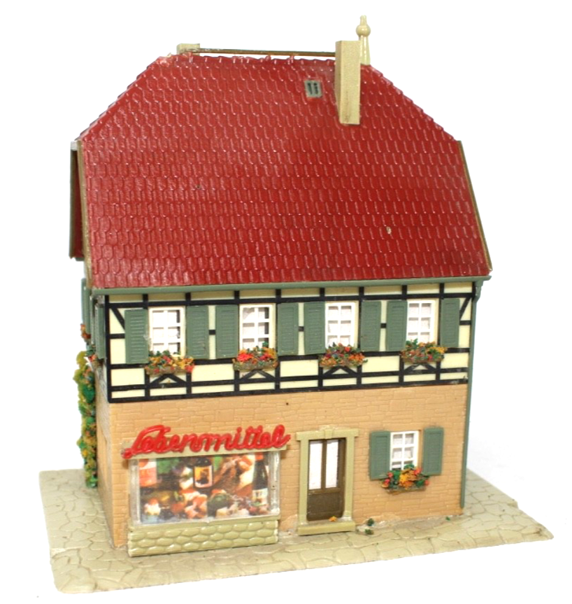 Vero Mamos H0 54 57370/129/648 Wohnhaus mit Laden 12,3 x 8 x 12,8 cm H0 HO 1:87