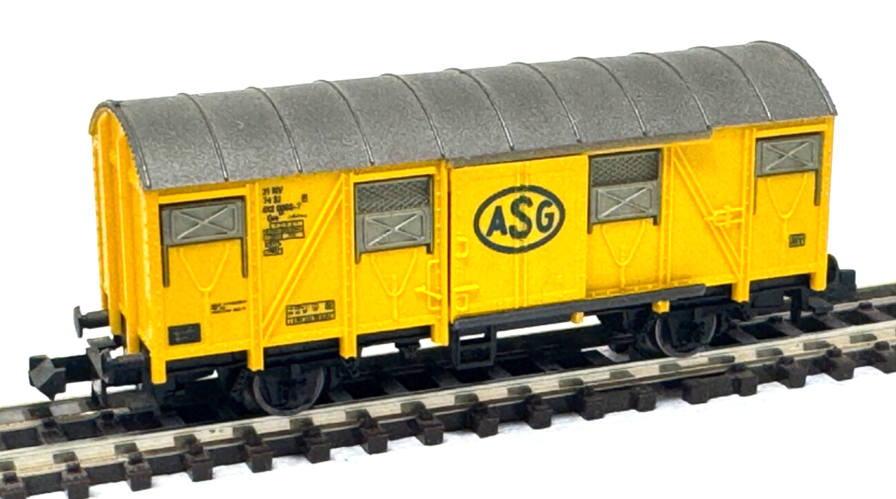 Fleischmann Piccolo 2470s - Gedeckter Güterwagen "ASG" - 012 0002-7 - 1:160 N Fleischmann Piccolo 2470s - Gedeckter Güterwagen "ASG" - 012 0002-7 - 1:160 N