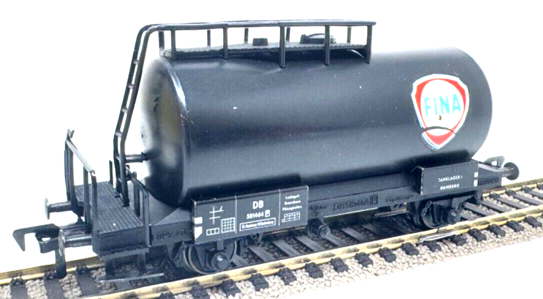 Fleischmann Kesselwagen FINA - 581464 DB - Made in Western Germany - H0 HO 1:87