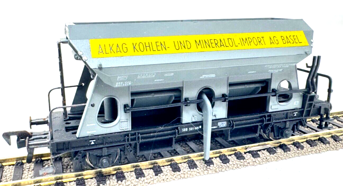 Fleischmann 5511 Selbstentladewagen SBB 561 401 grau ALKAG Basel - 1:87 H0 HO