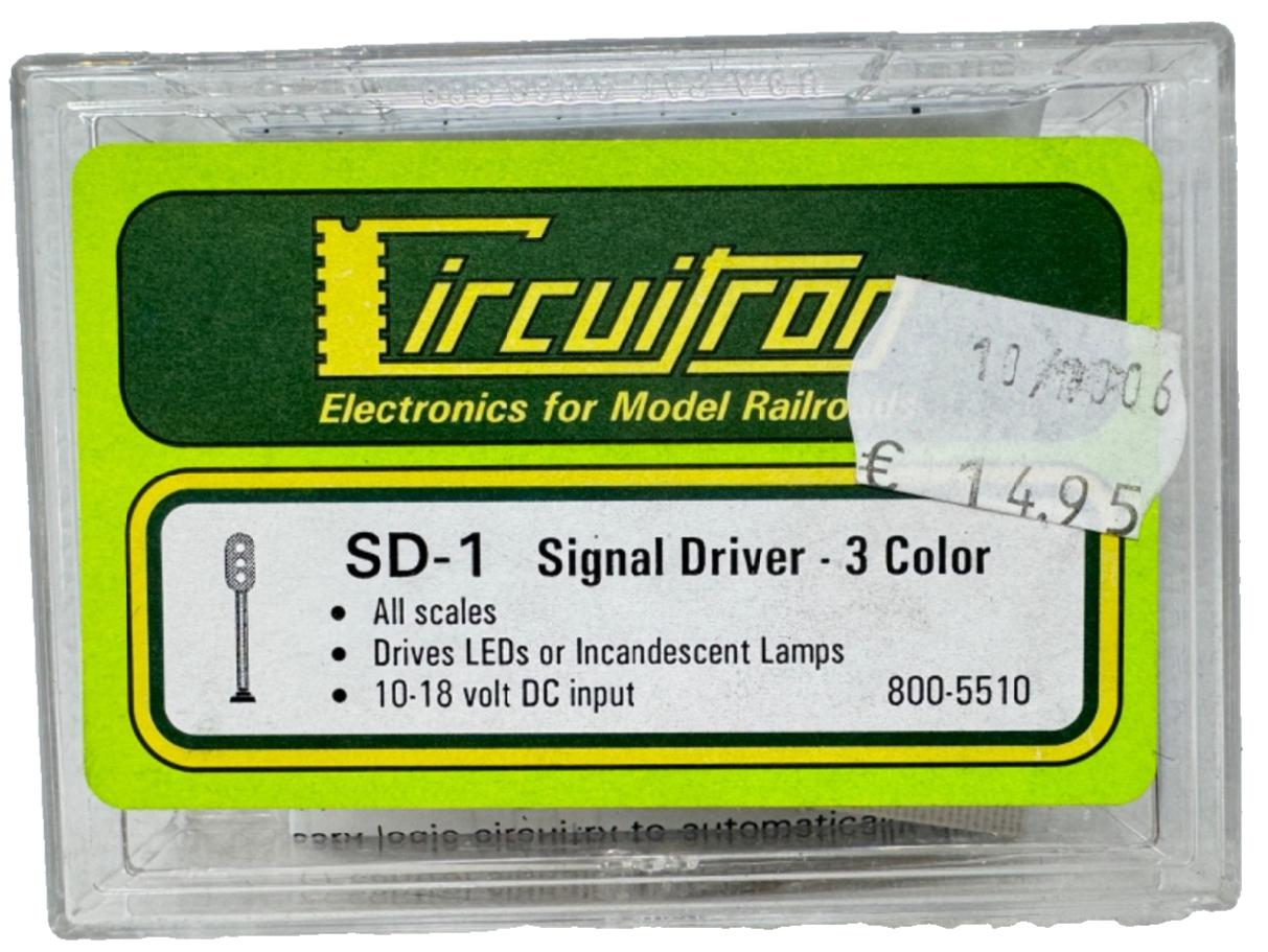 Circuitron - 800-5510 - SD-1 - Signal Driver - 3 Color - 10-18 volt DC in OVP