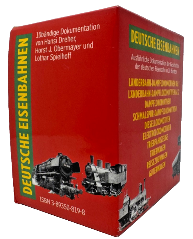 Deutsche Eisenbahnen - 10 bändige Dokumentation von Hansi Dreher