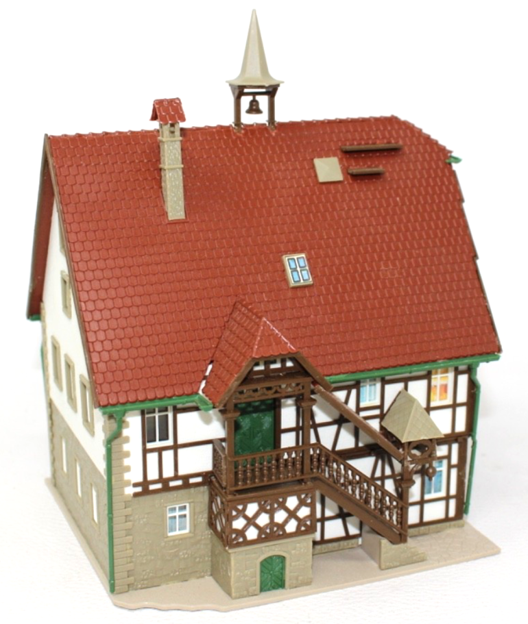 Vollmer 43750 / 20512 Rathaus Kochendorf - 1:87 HO H0 (ca. 13,3 x 12 x 13,7 cm)
