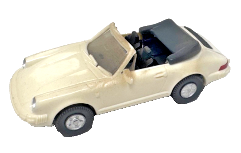 Wiking H0 Porsche 911 C Cabrio - weiß - Berlin-W - H0 HO 1:87
