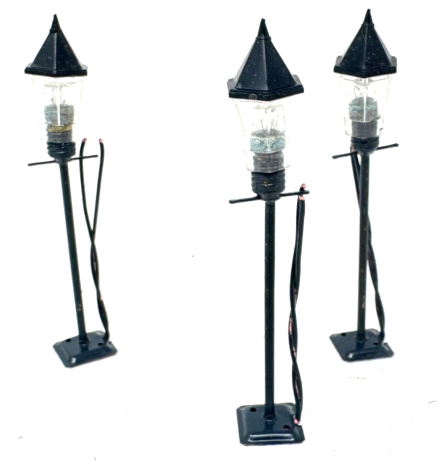 5 Laternen Lampen Straßenlampen - ca. 7,4 cm hoch Gehweglaternen HO H0 1:87 5 Laternen Lampen Straßenlampen - ca. 7,4 cm hoch Gehweglaternen HO H0 1:87