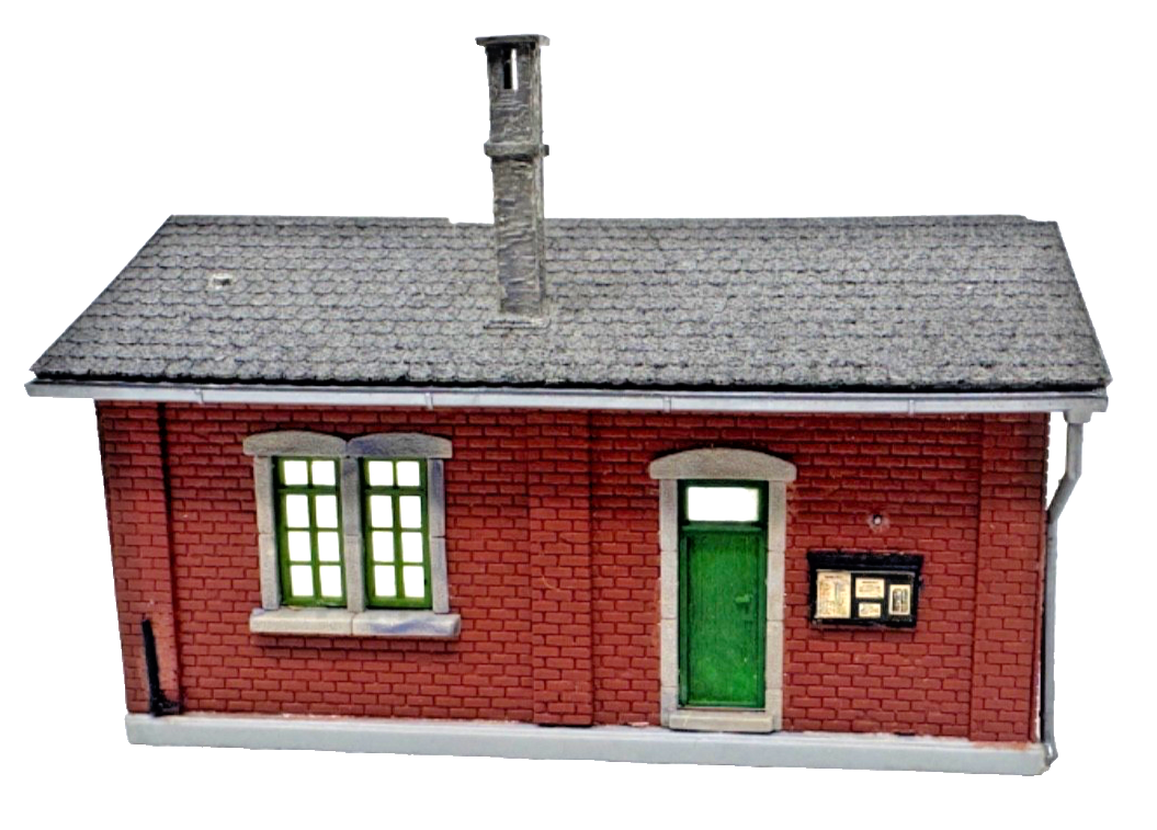 H0 - Lokschuppen Anbau - ca. 11,5 x 3,8 x 7,8 cm - H0 HO 1:87
