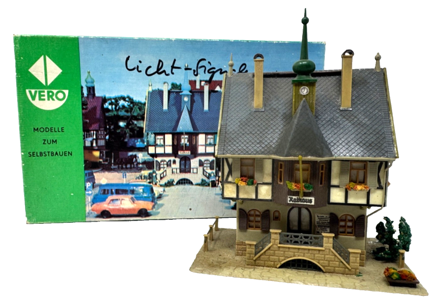 Vero H0 54 57370/129/00643 Rathaus ca. 12,5 x 8 x 15 cm - H0 HO 1:87 mit OVP