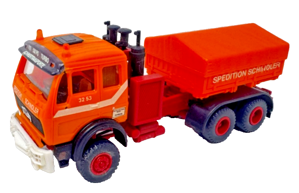 Preiser H0 1156 MB Schwerlastzugmaschine Spedition Schindler - H0 HO 1:87