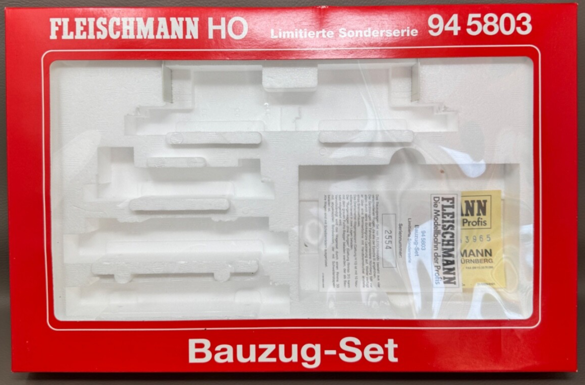 Fleischmann 94 5803 Leerverpackung - Bauzug Set - 1:87 H0 HO