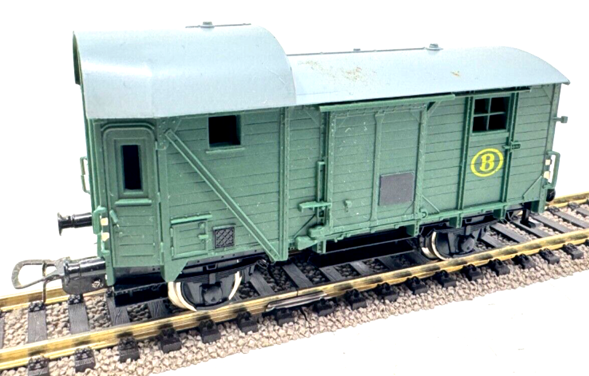 Piko H0 Güterwagen Güterzugbegleitwagen - B - grün - HO H0 1:87