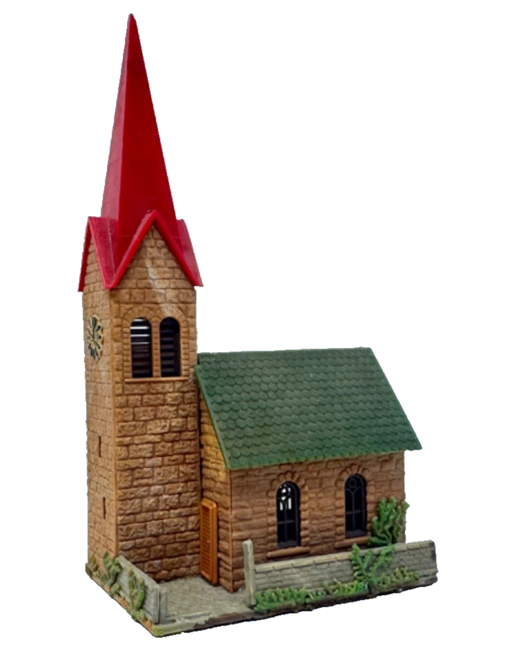 Faller N Dorfkirche aus Set 2220 - aus Anlagenrückbau 8 x 5,5 x 14,3 - N 160