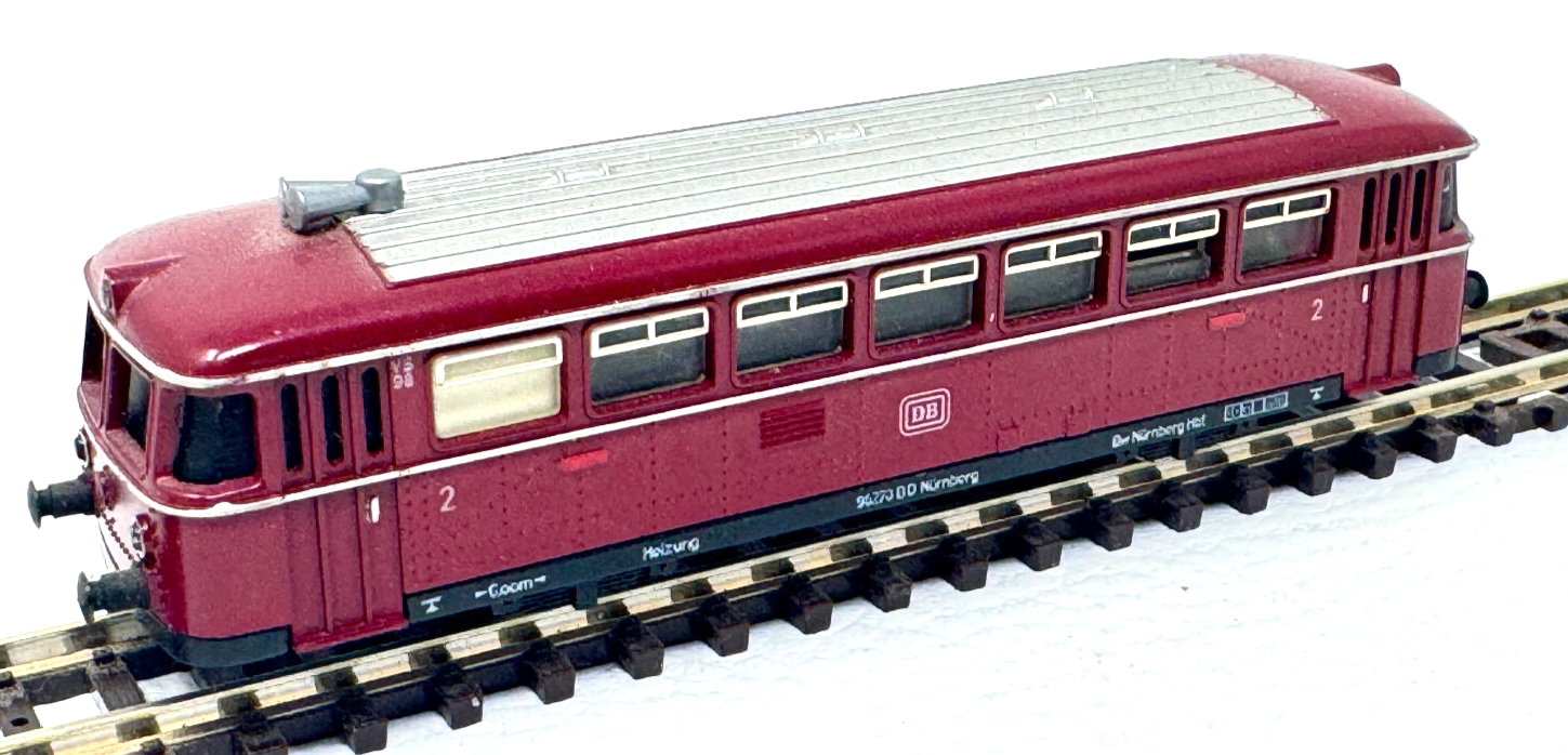 Minitrix - N - DB - Schienenbus Beiwagen VS 98 - Spur N - 1:160