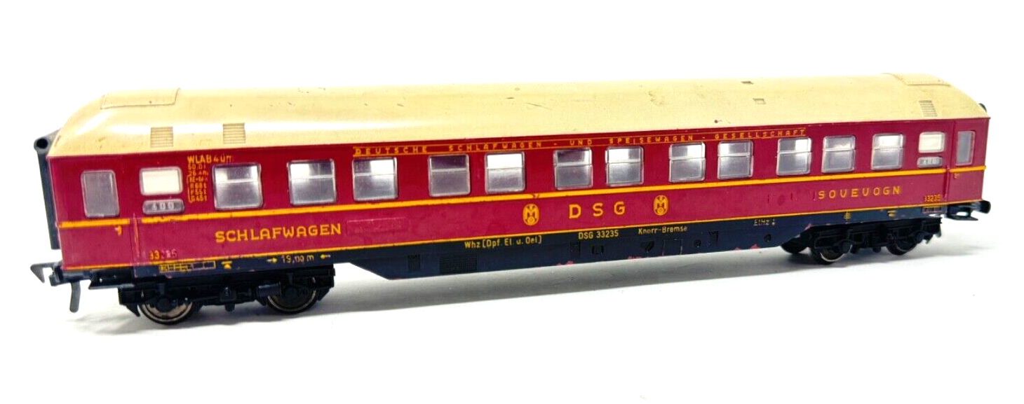 Fleischmann HO Schlafwagen DSG 33235 - WLAB4üm - Beleuchtet - 1:87 HO H0 Fleischmann HO Schlafwagen DSG 33235 - WLAB4üm - Beleuchtet - 1:87 HO H0