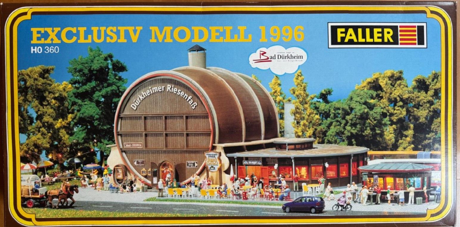 Faller 360 Exclusiv Modell 1996 Bad Dürkheim Riesenfaß - Bausatz - HO H0 1:87 Faller 360 Exclusiv Modell 1996 Bad Dürkheim Riesenfaß - Bausatz - HO H0 1:87