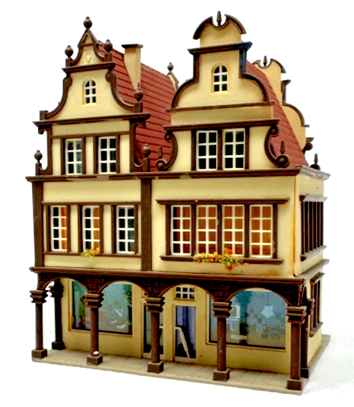 Vollmer H0 3740 Altstadthaus Stadthaus ca. 10,5 x 8,5 x 13 cm - H0 HO 1.87