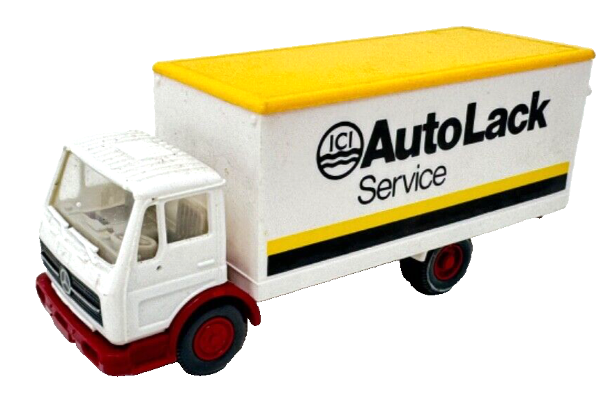 Wiking Mercedes MB Koffer Ladebordwand LKW truck ICI Auto Lack HO H0 1:87