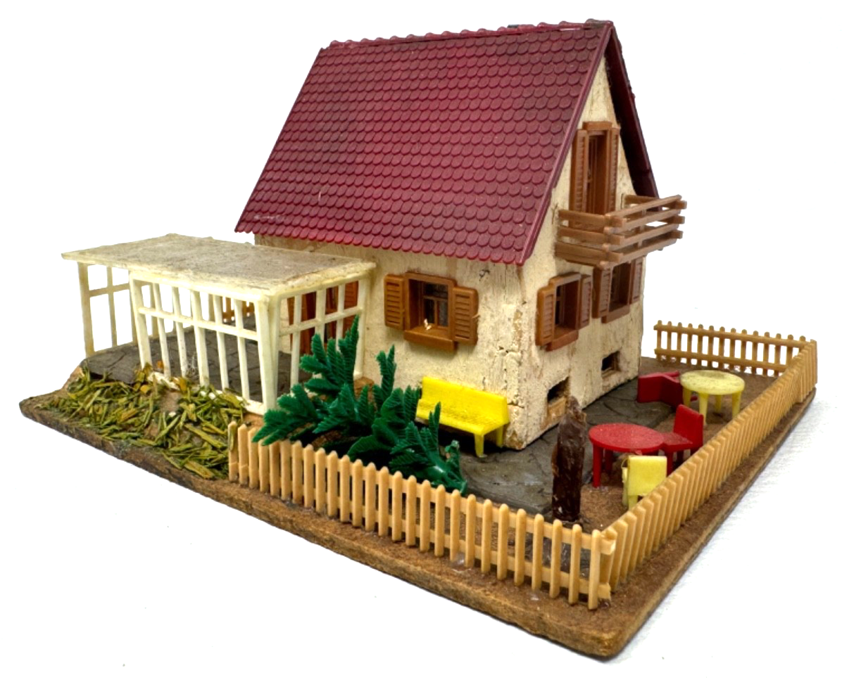 Faller H0 270 Wohnhaus 50er Jahre Holzplatte / Holz aus Sammlung H0 HO 1:87