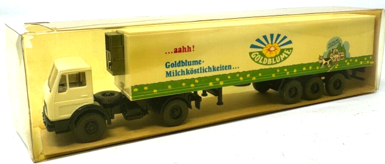 Wiking 54329 MB 1626 Kühl - Sattelzug "...aahh! Goldblume ..." - HO H0 1:87