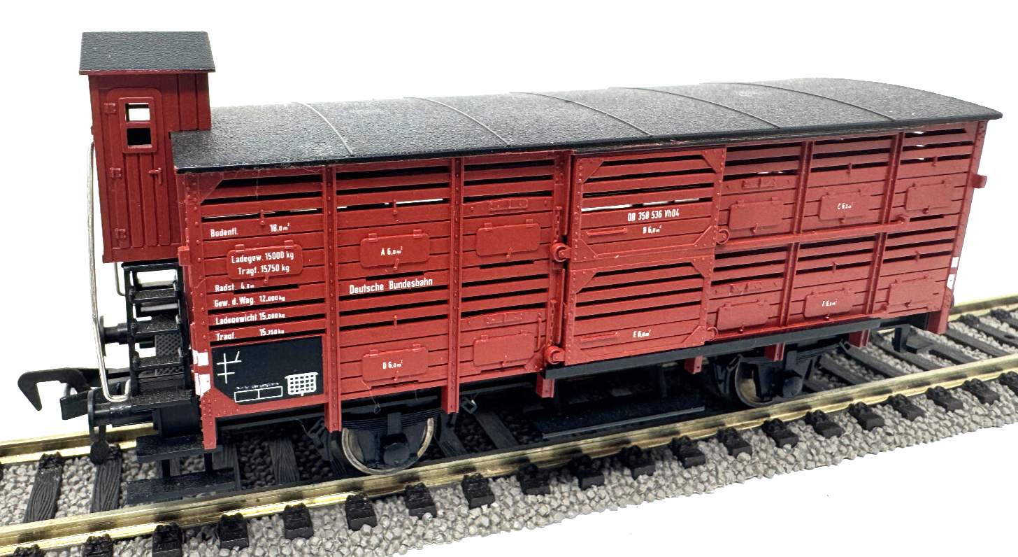Fleischmann 5356 Viehverschlagwagen - 358 536 VH04 - DB - 1:87 H0 HO