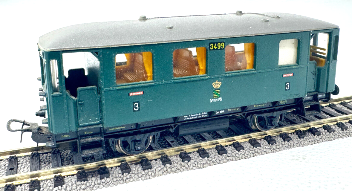 Piko Personenwagen Windbergbahn Windbergwagen 3499 K.Sächs.Sts.E.B. - 1:87 H0 HO