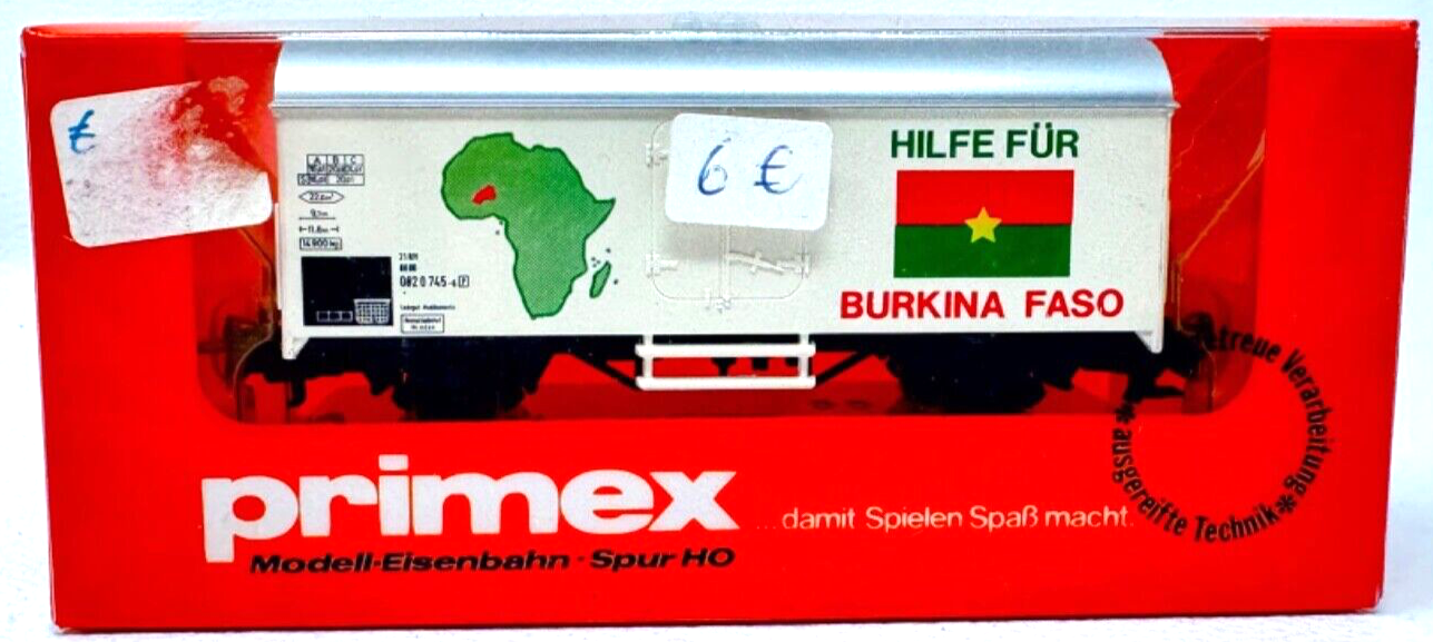 Märklin Primex 4593 Kühlwagen "HILFE FÜR BURKINA FASO" 082 0 745-6 - 1:87 H0 HO