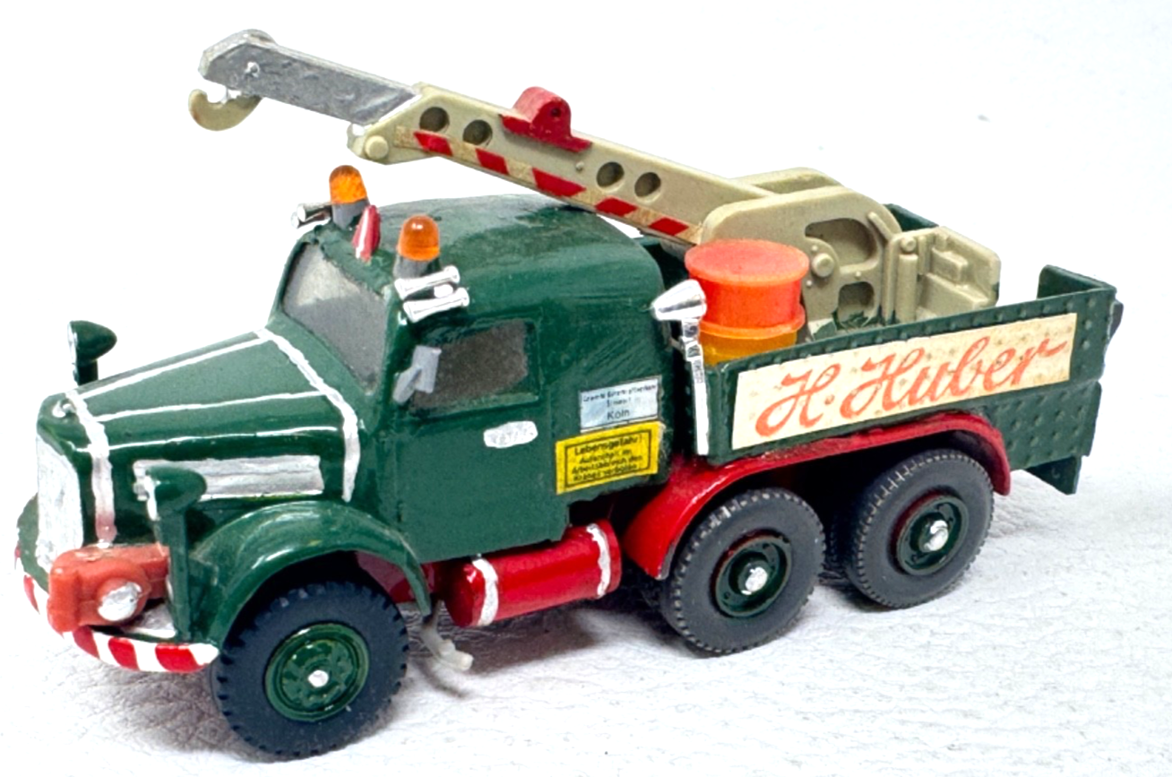 Vintage Modellauto Kaelble Abschlepper LKW - H. Huber - Eigenbau - H0 HO 1:87 Vintage Modellauto Kaelble Abschlepper LKW - H. Huber - Eigenbau - H0 HO 1:87
