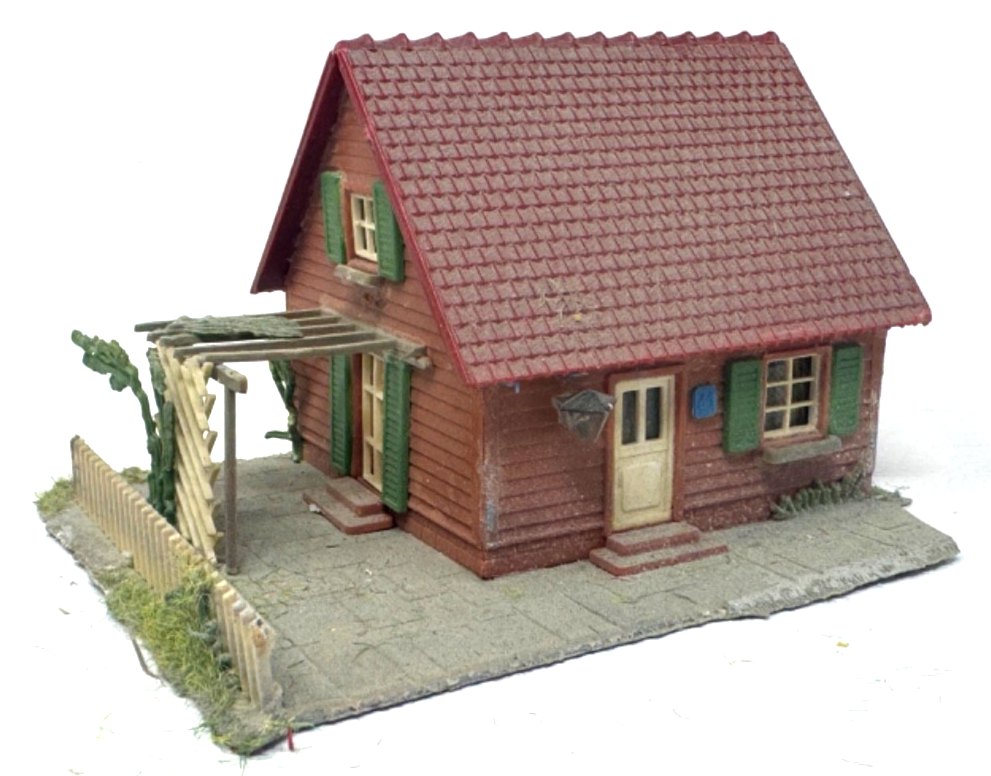 Faller H0 B-259 Gebäude Wohnhaus m. Holzverschalung 11 x 8,2 x 6,4 cm HO H0 1:87