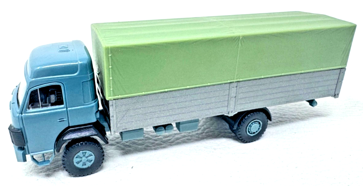 RMM Roskopf Saurer Pritsche mit Plane 2-achsig - HO H0 1:87