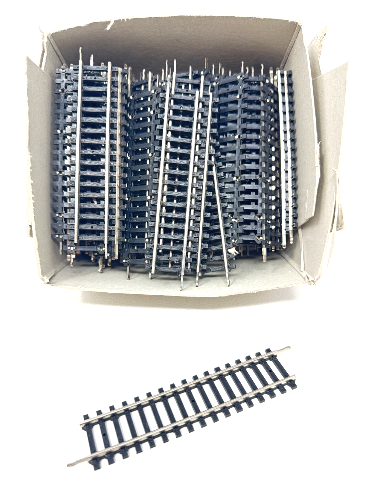 5x Piko 5/6801 Gleis 2/3 Gerade 118 mm Hohlgleis Hohlprofil U-Profil H0 HO 1:87