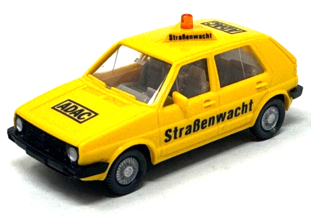 Wiking 1:87  Volkswagen VW Golf 2 Limousine II MK2 ADAC Straßenwacht - H0 HO