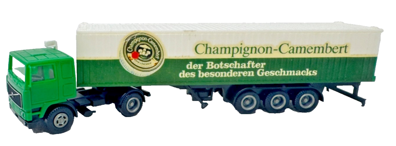 Albedo Herpa H0 Volvo F12 Containersattelzug - Champignon-Camembert - H0 HO 1:87