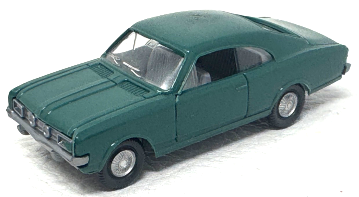 Wiking Opel Commodore A Coupe 8c grün - HO H0 1:87