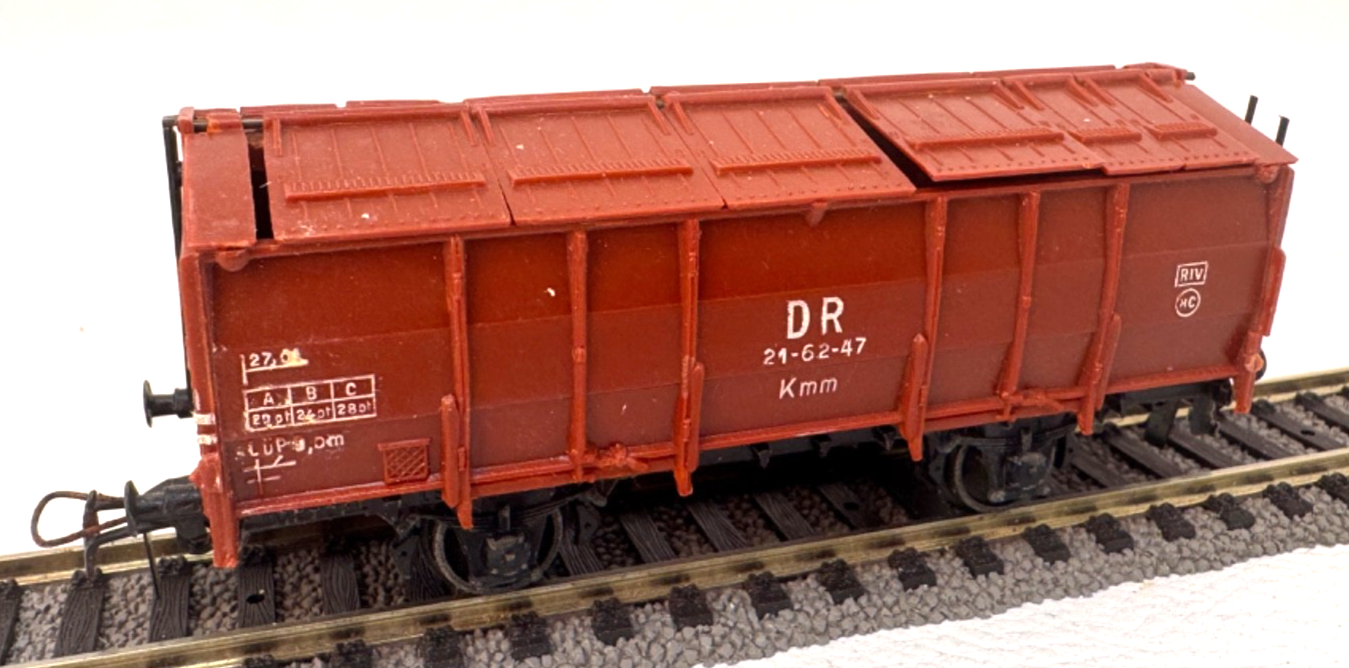 Dietzel HO Kalkwagen Klappdeckelwagen - 21-62-47 - Kmm - Ep.III - 1:87 - H0 HO