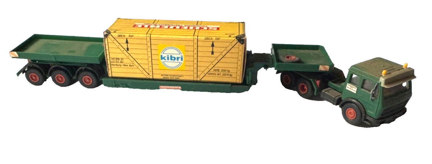 Kibri 10090 Schwerlasttransport Tieflader mit Scheuerle Box H0 HO 1:87