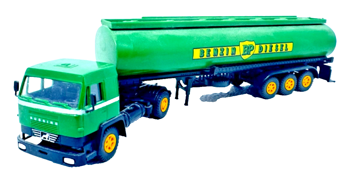 Roskopf H0 480 Büssing Tanksattelzug BP Benzin Diesel HO H0 1:87 defekt