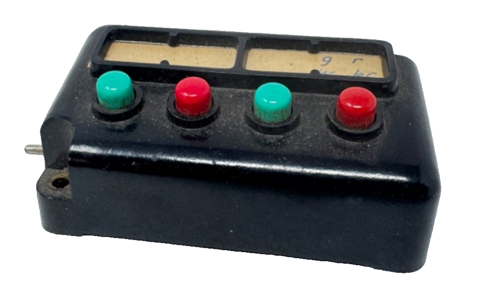 Berliner TT Bahnen - Zeuke Tastenpult - aneinanderreihbar schwarz - HO H0 1:87