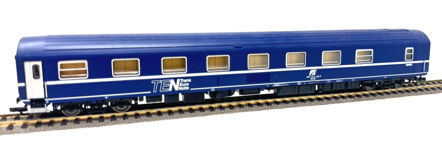 Heris A.C.M.E. 16013/203-4 H0 TEN Schlafwagen 75-71 435-8 FS - H0 HO 1:87 OVP Heris A.C.M.E. 16013/203-4 H0 TEN Schlafwagen 75-71 435-8 FS - H0 HO 1:87 OVP