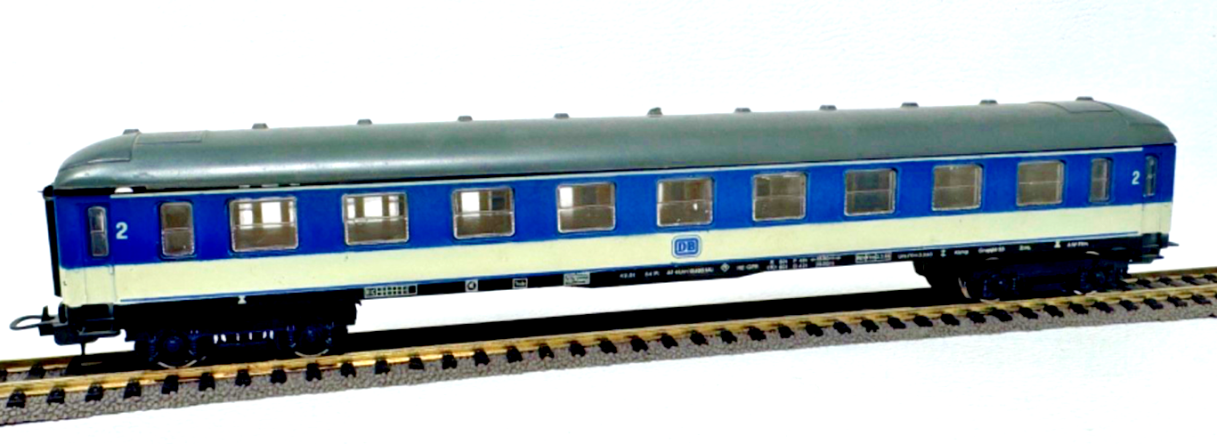 Lima H0 30 9131 Personenwagen Reisezugwagen DB 2. Kl. blau der DB  - H0 HO 1:87