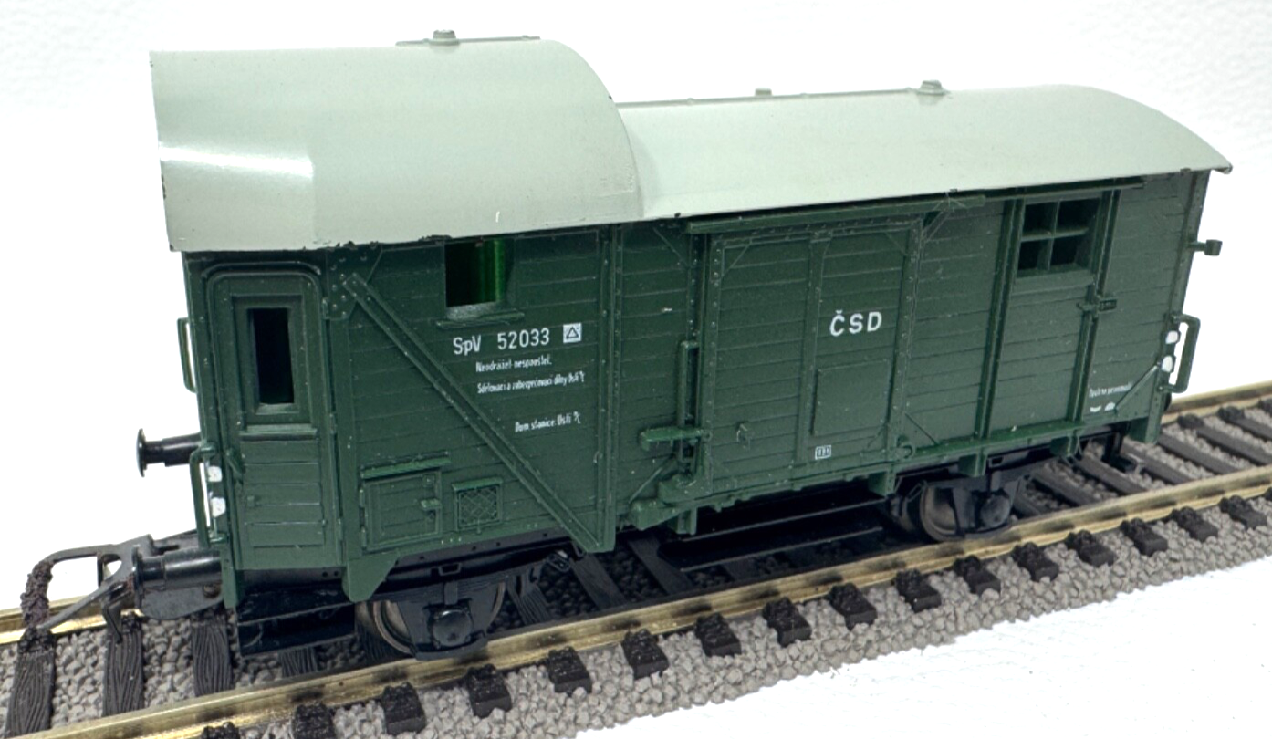Piko Güterzug Gepäckwagen CSD - SpV 52033 - dunkelgrün - H0 HO 1:87
