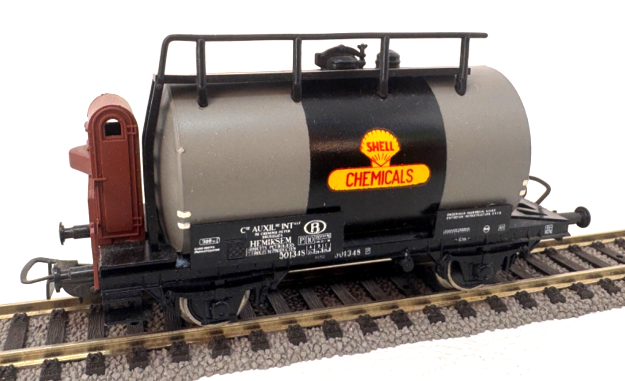 Piko H0 Kesselwagen mit Bremserhaus - 501348 Shell-Chemicals SNCB - HO H0 1:87