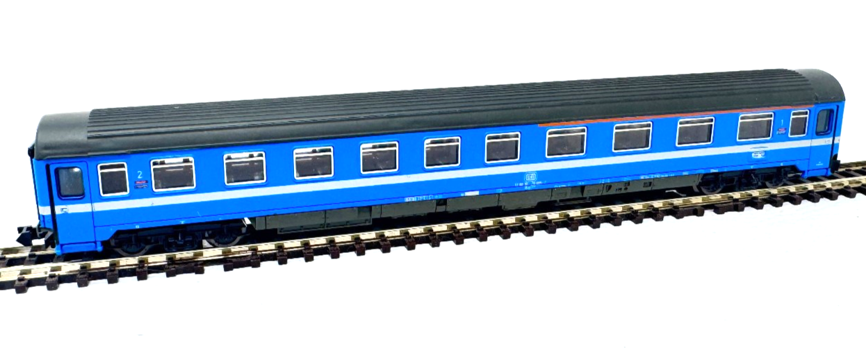 Roco N 02280A Personenwagen Eurofima blau 1. / 2. Klasse - DB - N / 1:160 in OVP