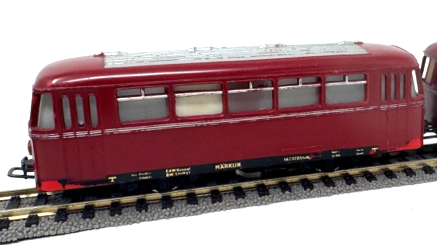 Märklin H0 4018 Schienenbus Beiwagen 142 070 Stuttgart DB 800 B  - HO H0 1:87 Märklin H0 4018 Schienenbus Beiwagen 142 070 Stuttgart DB 800 B  - HO H0 1:87