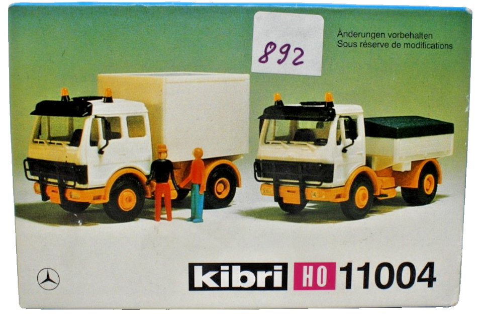Kibri H0 11004 Bausatz 2 Zugfahrzeuge für Schausteller - H0 HO 1:87